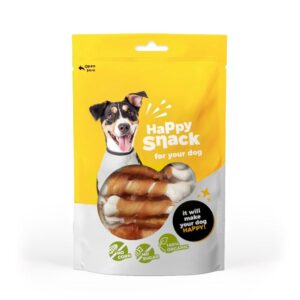 הפי סנאק עצמות סידן בציפוי עוף