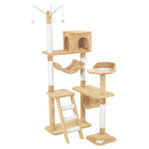 מתקן גירוד לחתול RN0109 - בז - 162 סמ