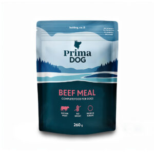 פרימה דוג פאוץ XL ארוחת בקר 260 גרם