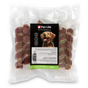 פט-לייף סלסולי עור בציפוי ברווז - מארז 8 יח סך 300 גרם