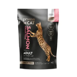 פרימה קט ללא דגנים מתכון סלמון ואפונה - בוגר 1.4 קג