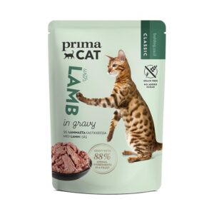 פרימה קט נתחי בשר כבש ברוטב 85 גרם