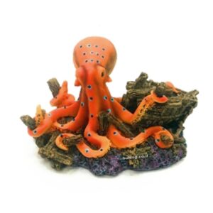 קישוט לאקווריום תמנון SZ-522 רוחב 18 סמ